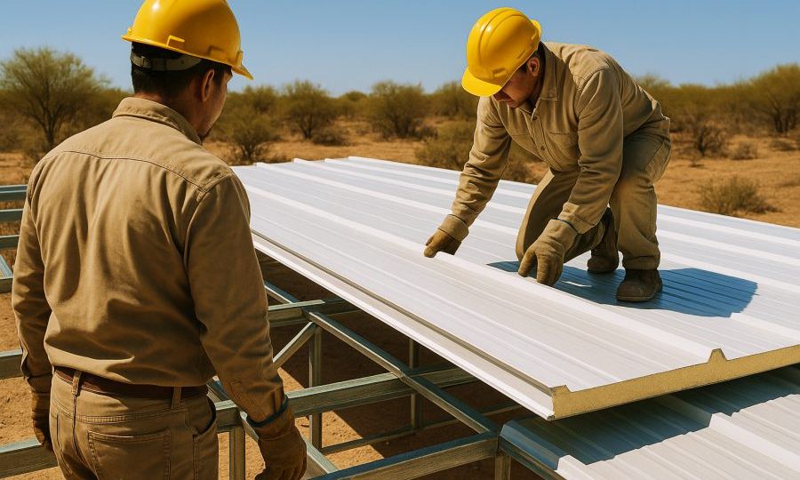 Mejora el confort con protección térmica en techos de multipanel
