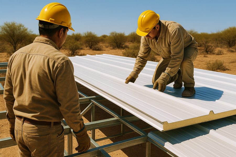 Mejora el confort con protección térmica en techos de multipanel