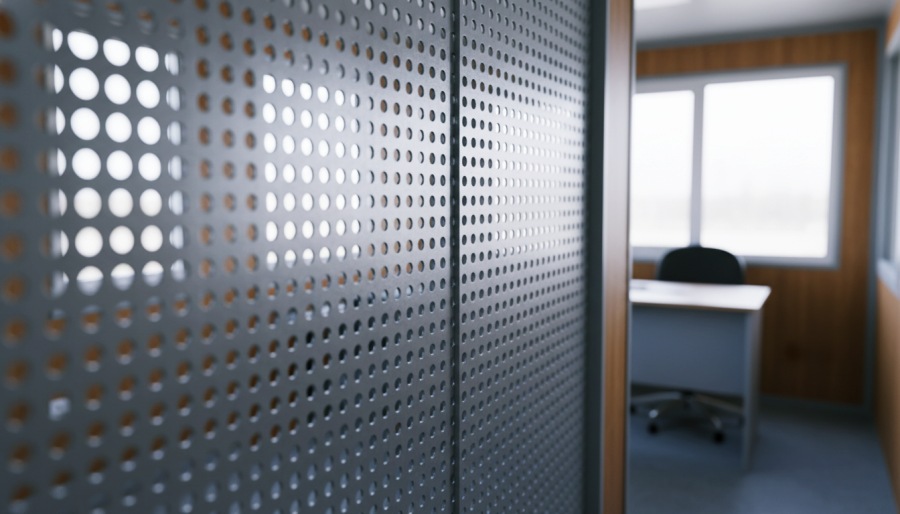 Descubre cómo la lámina pintro perforada combina ventilación y diseño