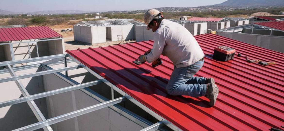 Conoce tipos y usos de tejados de lámina para construir mejor