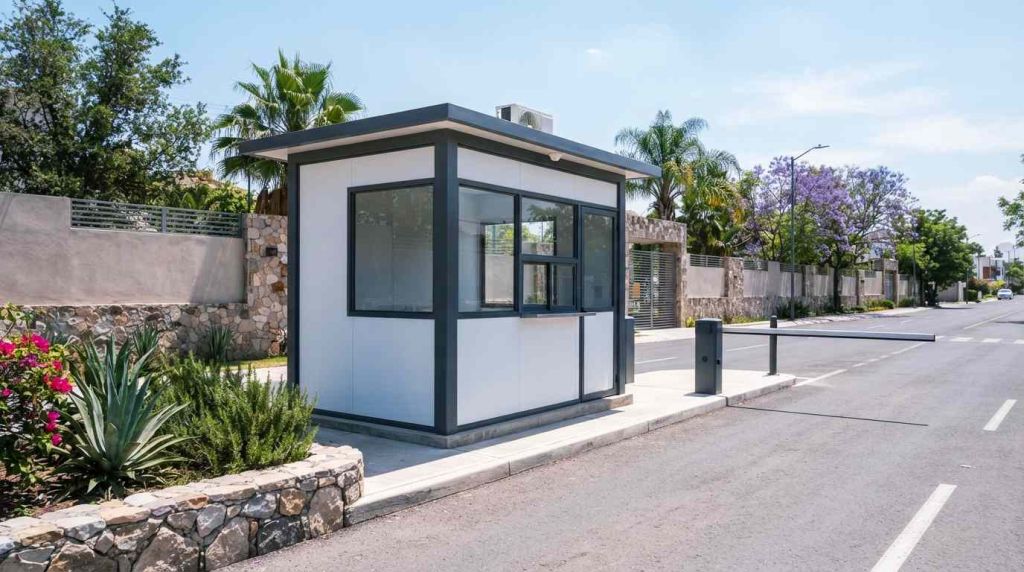Conoce cómo las casetas de vigilancia en fraccionamientos mejoran el control de acceso